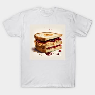 Peanut Butter and Jelly Sandwhich T-Shirt